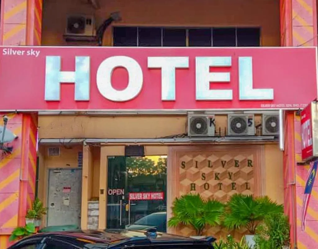 Property building in Silver Sky hotel