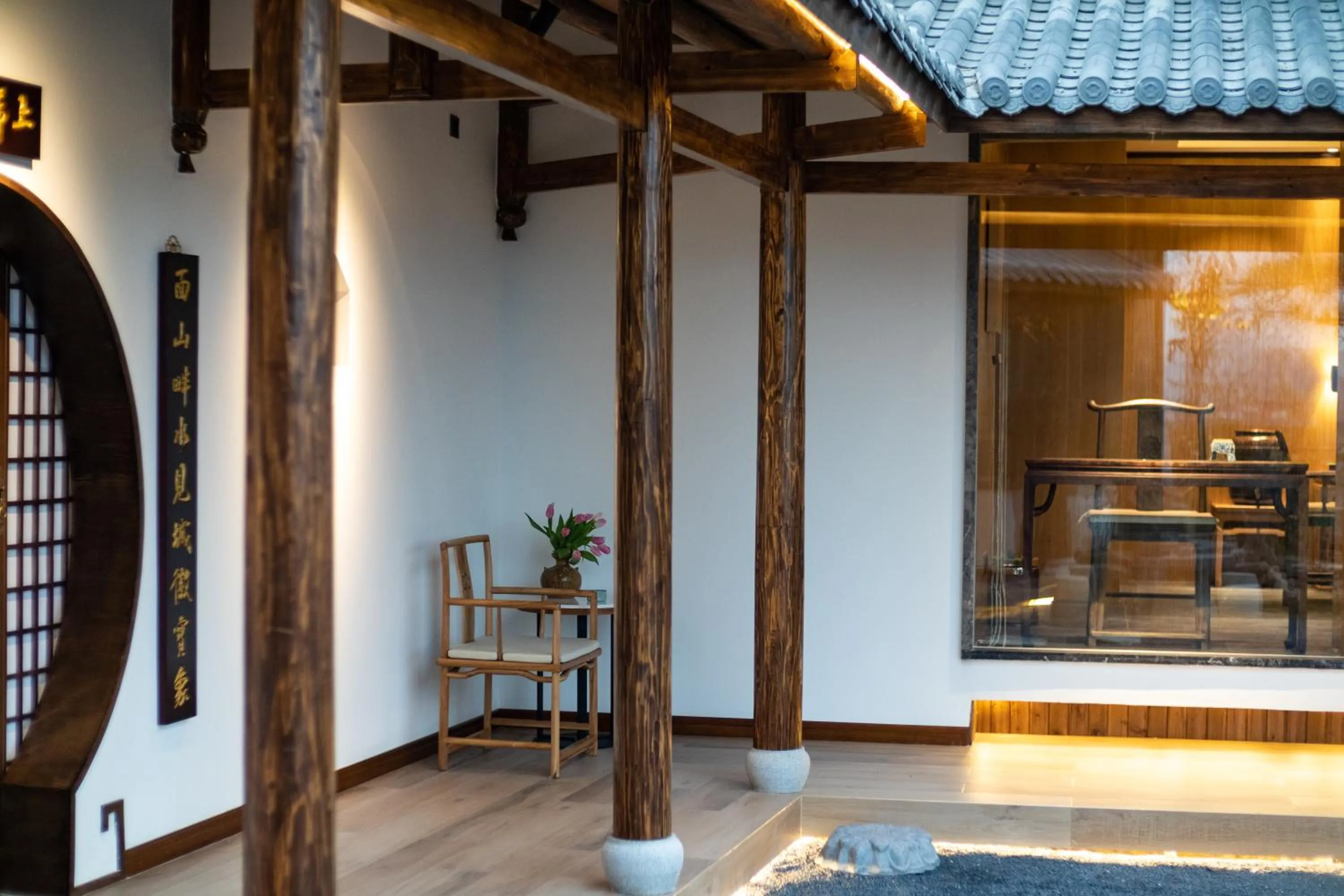 Patio in Venus Royal Hotel Guilin Elephant Trunk Hill Two Rivers and Four Lakes Branch