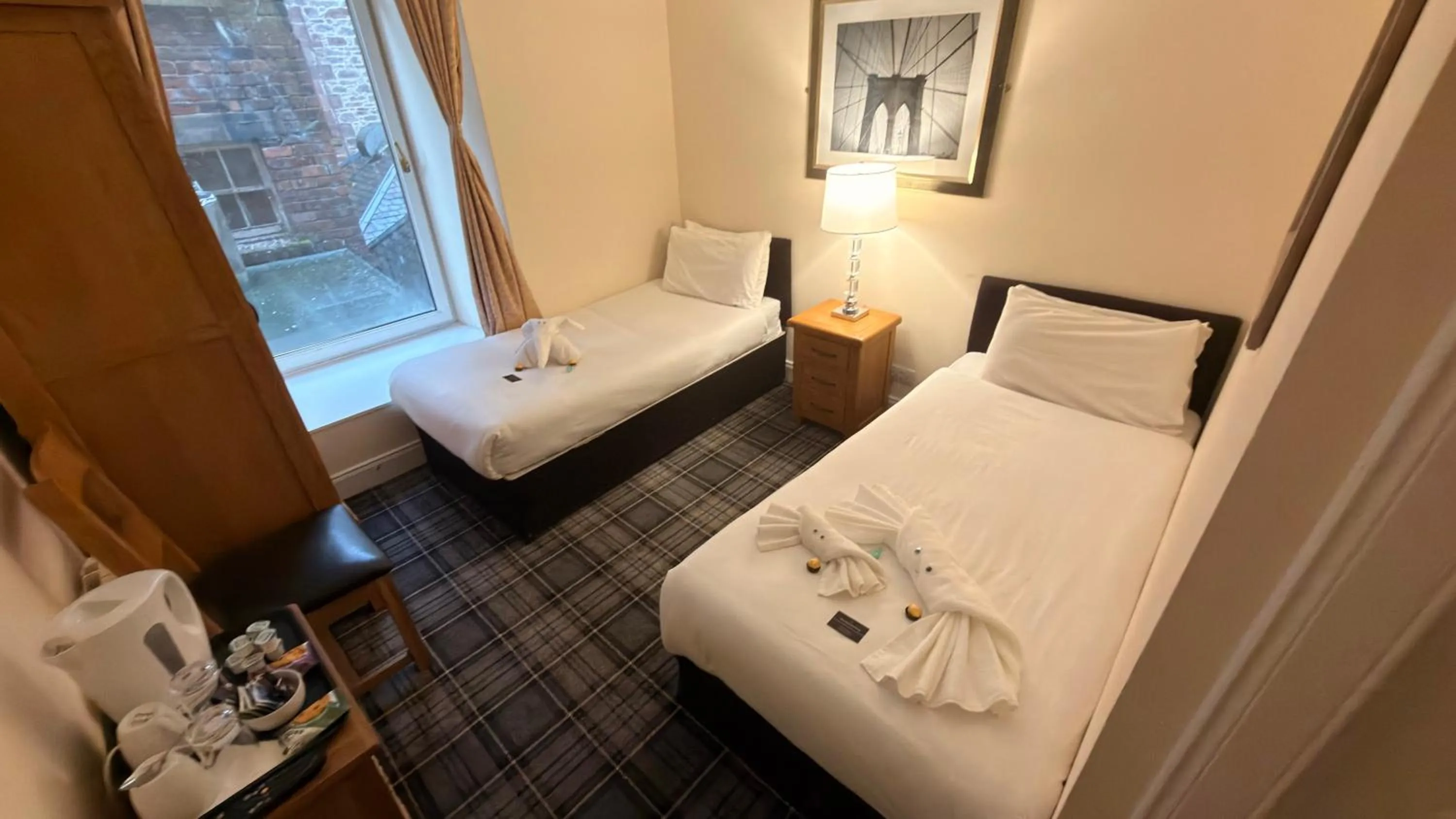 Bed in The Waverley Guest House