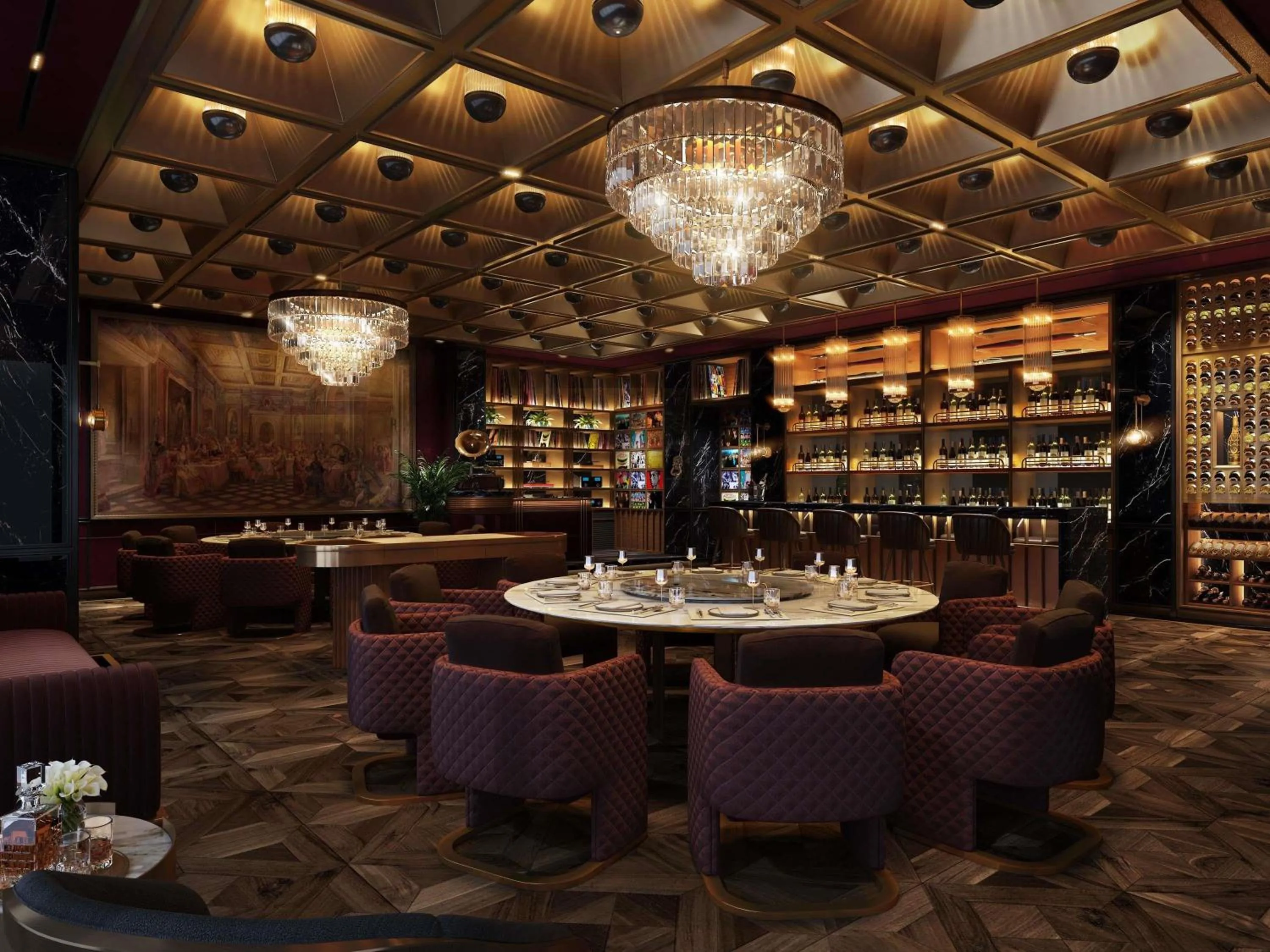 Lounge or bar in Fairmont Hanoi