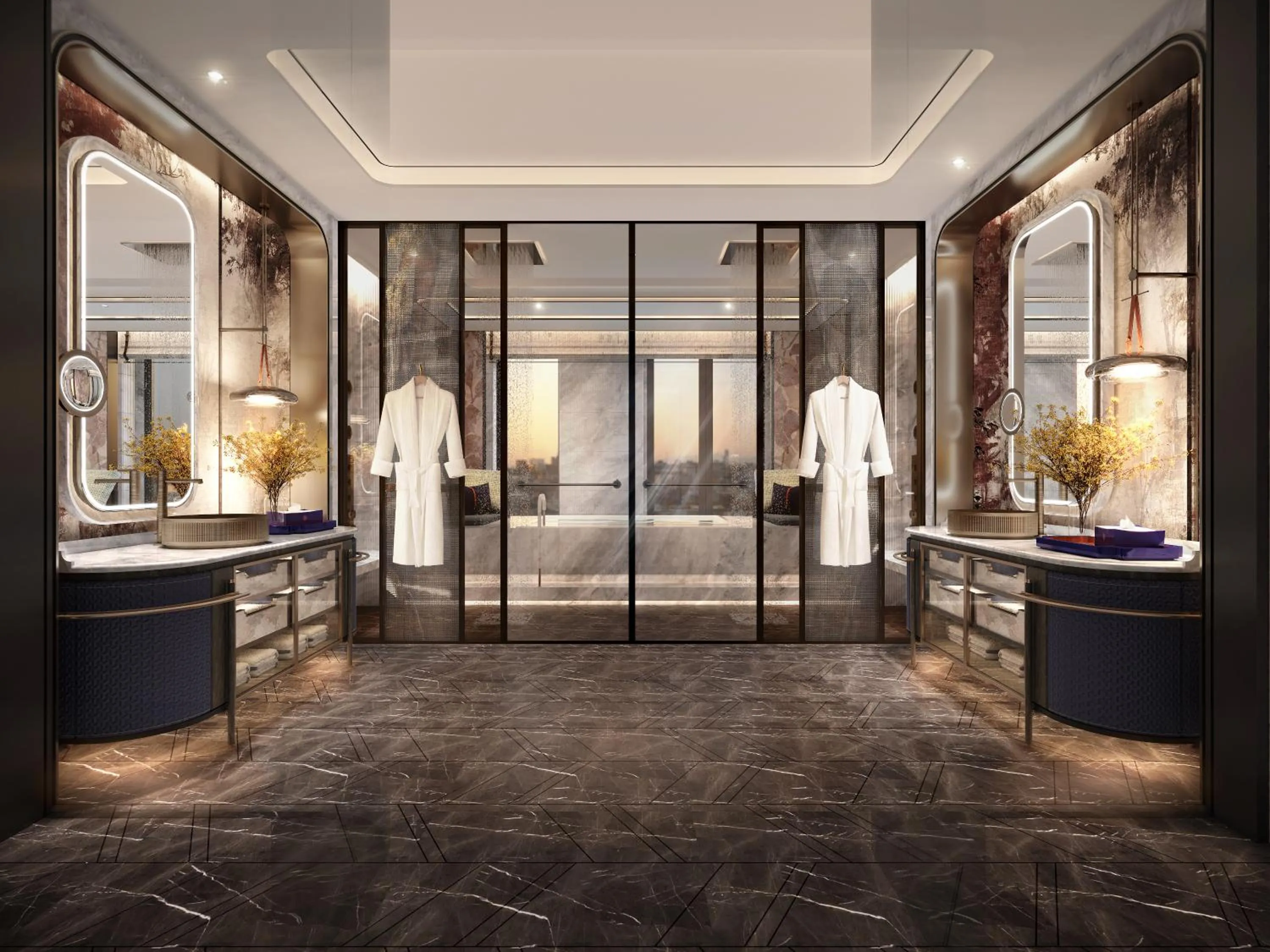 Bathroom in Fairmont Hanoi