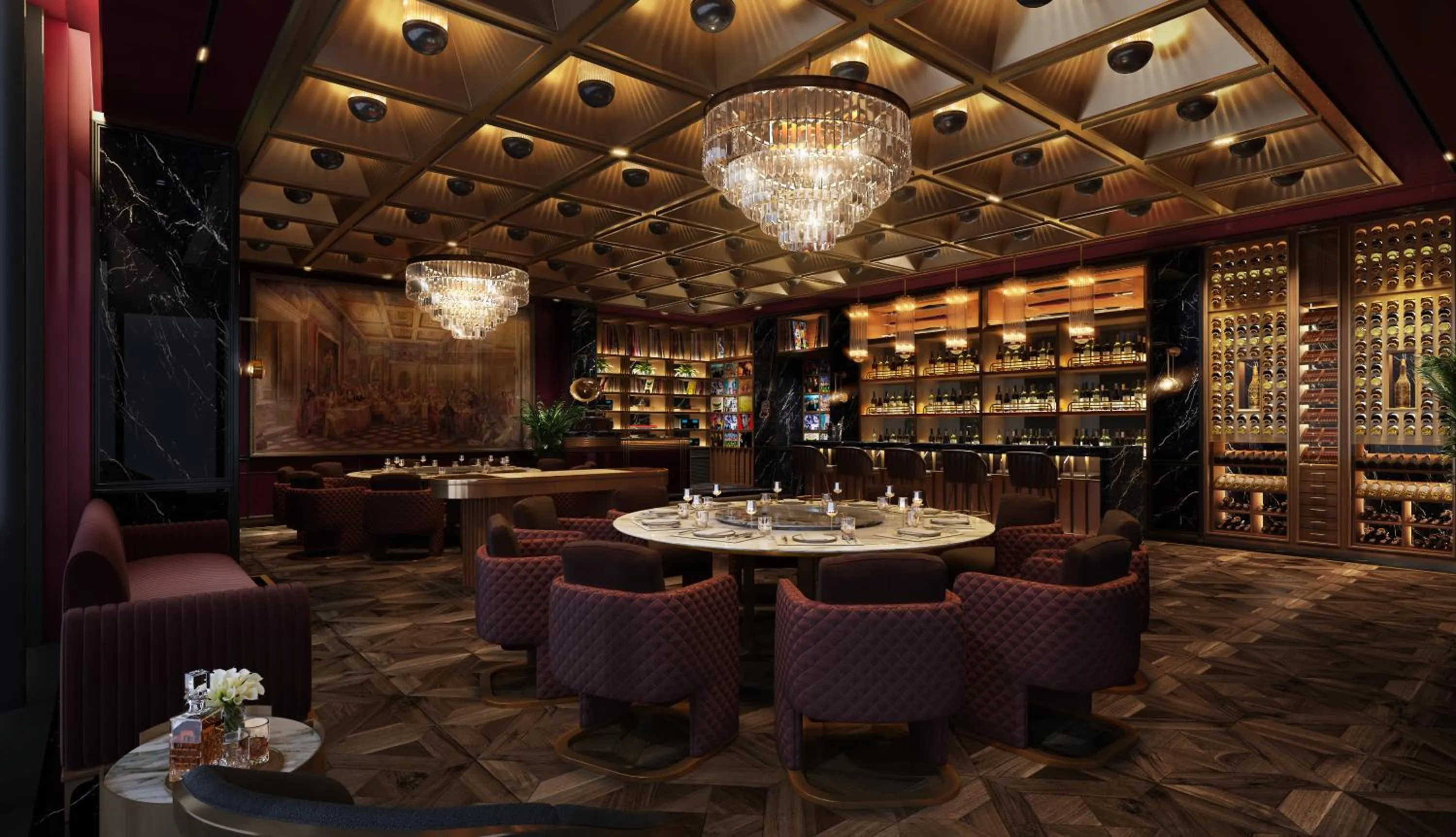 Lounge or bar in Fairmont Hanoi