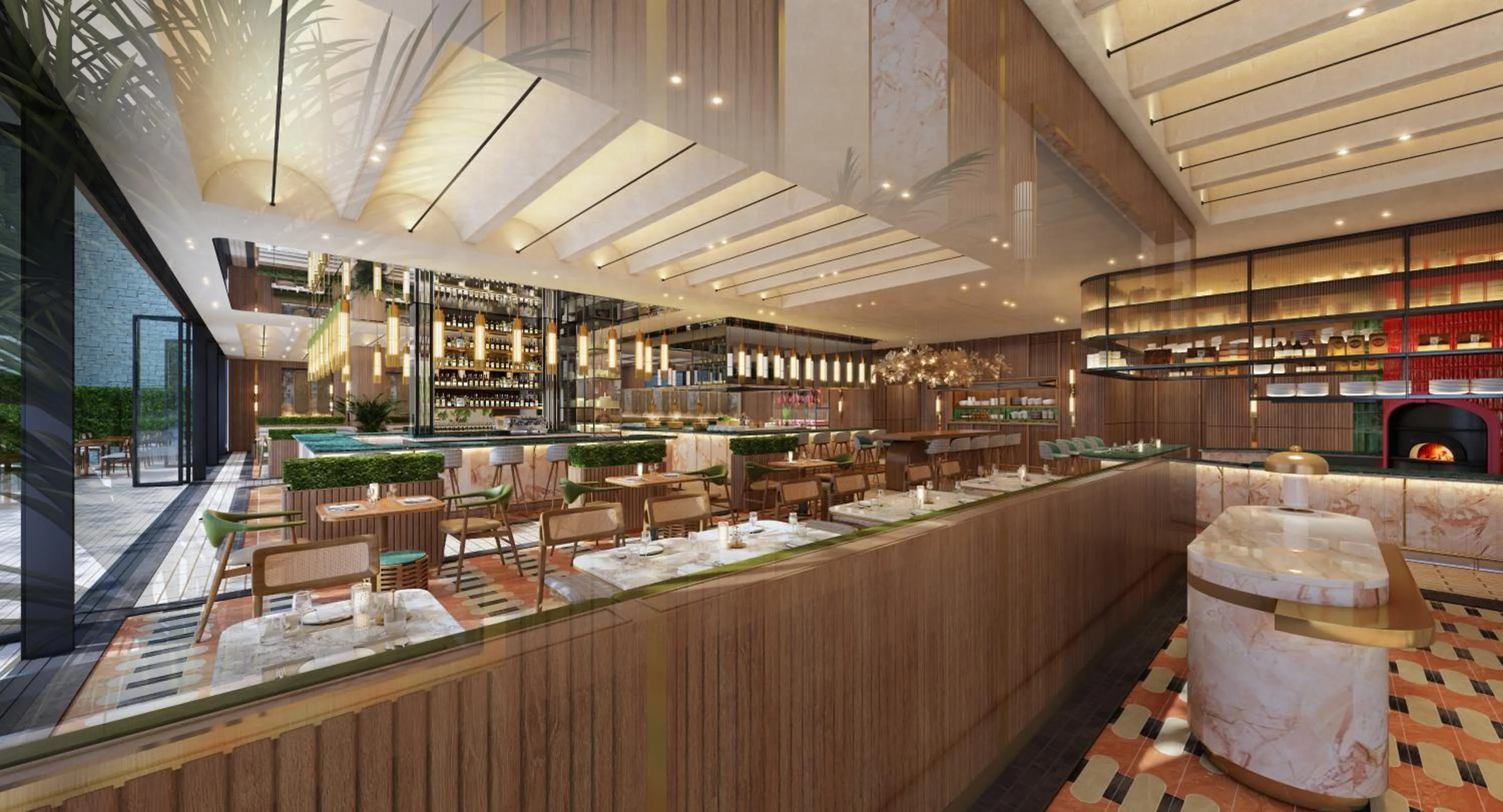 Restaurant/places to eat in Fairmont Hanoi