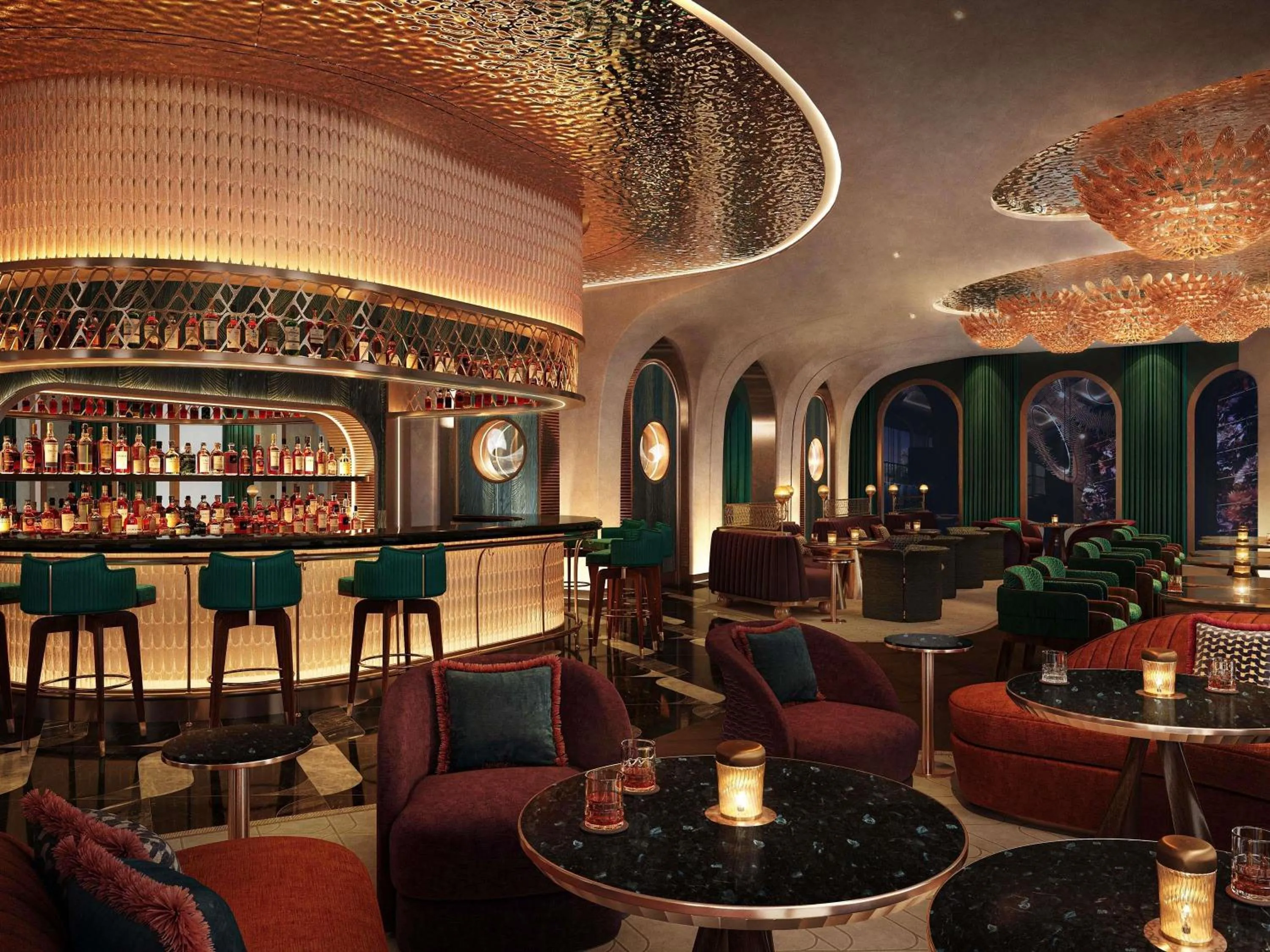 Lounge or bar in Fairmont Hanoi