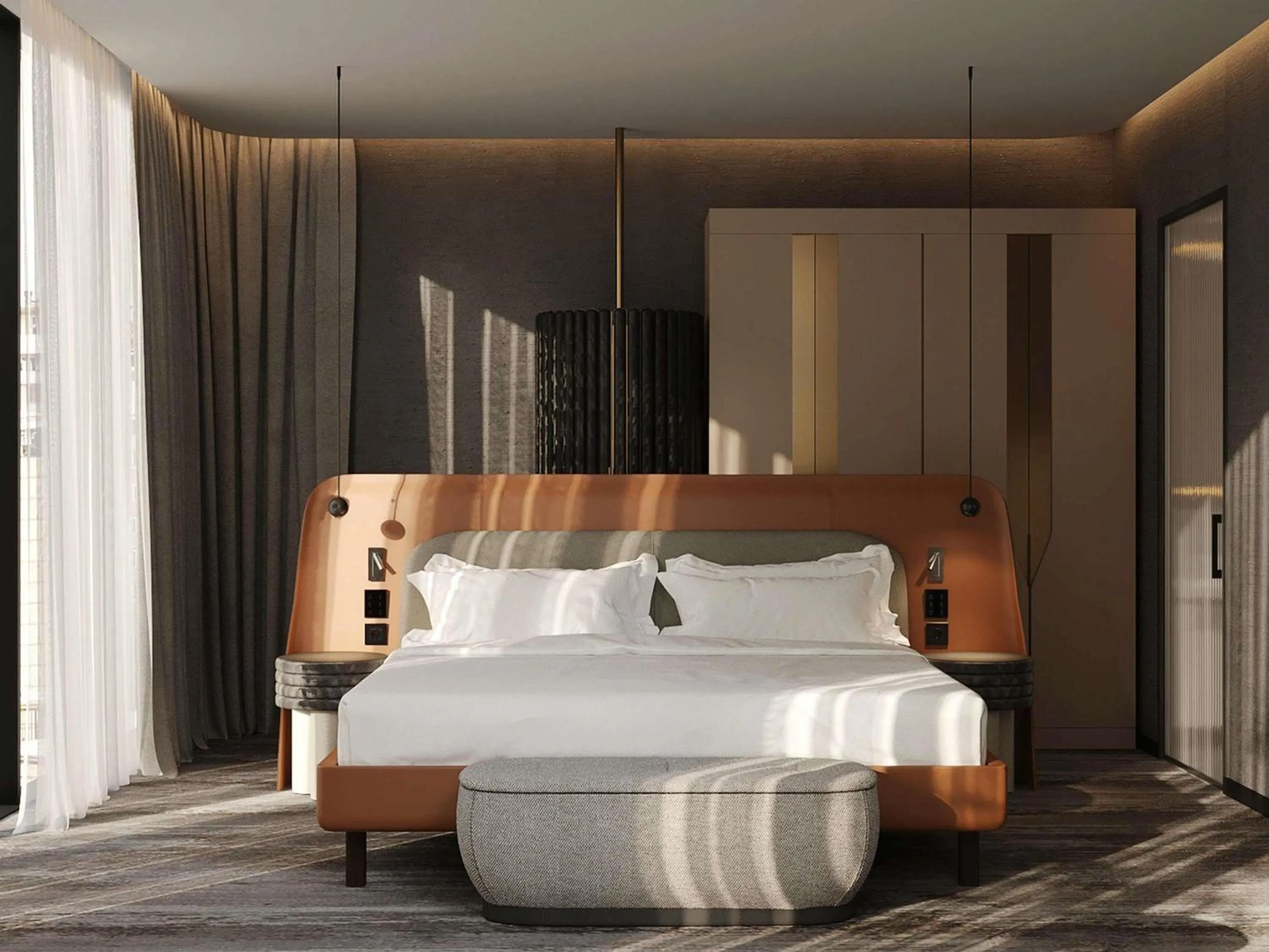 Bedroom, Bed in Mövenpick Yerevan