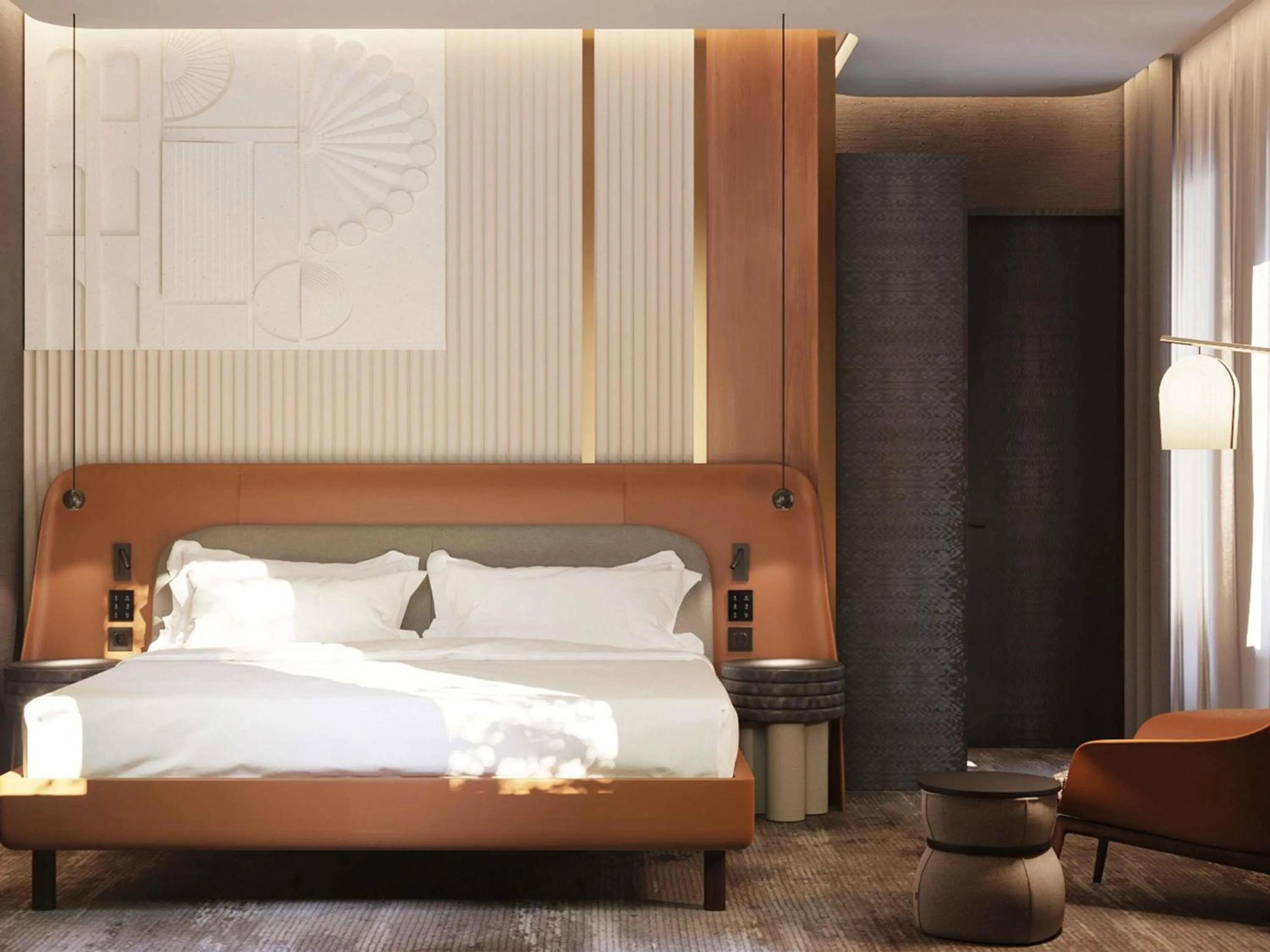 Bedroom, Bed in Mövenpick Yerevan