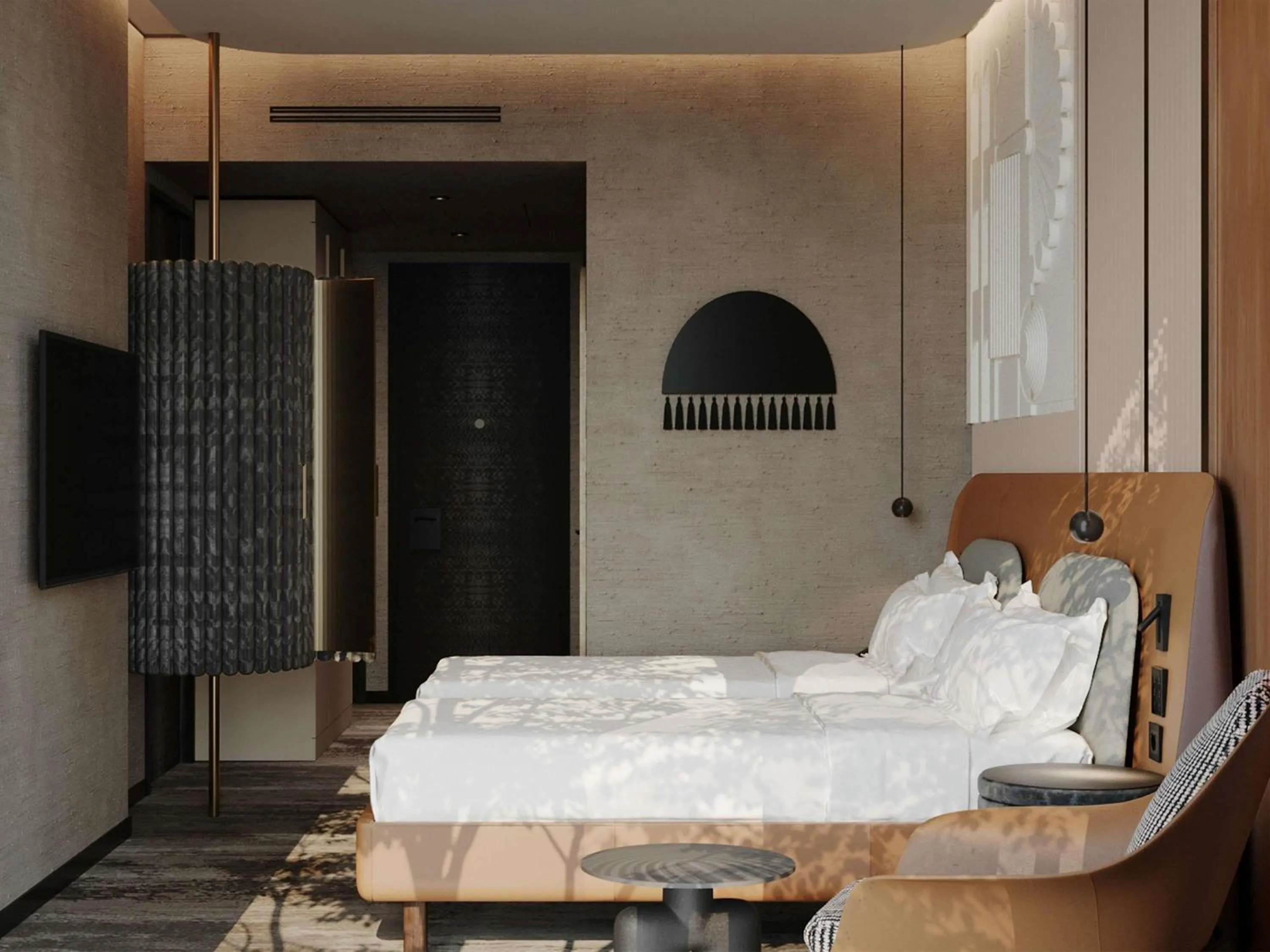 Bedroom, Bed in Mövenpick Yerevan