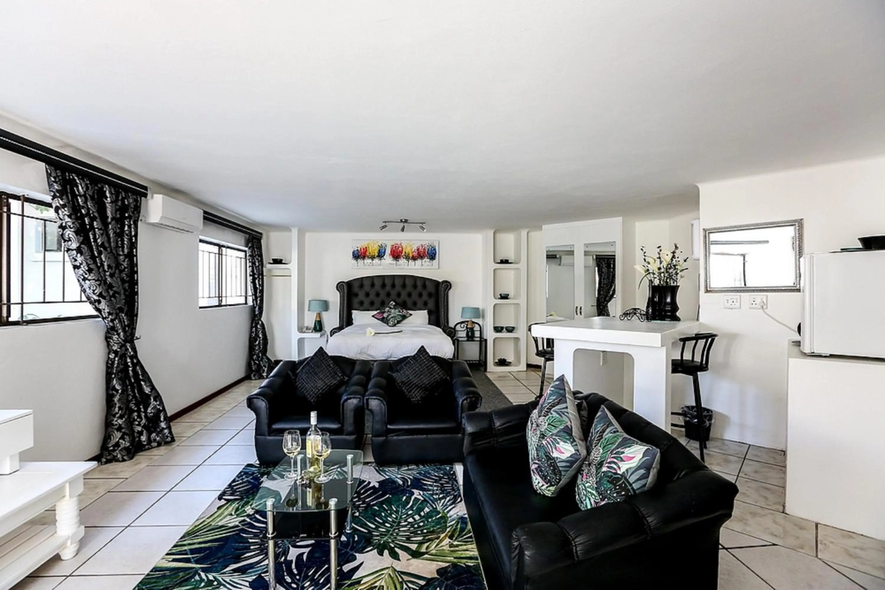 Seating area in Misty Waves Boutique Hotel