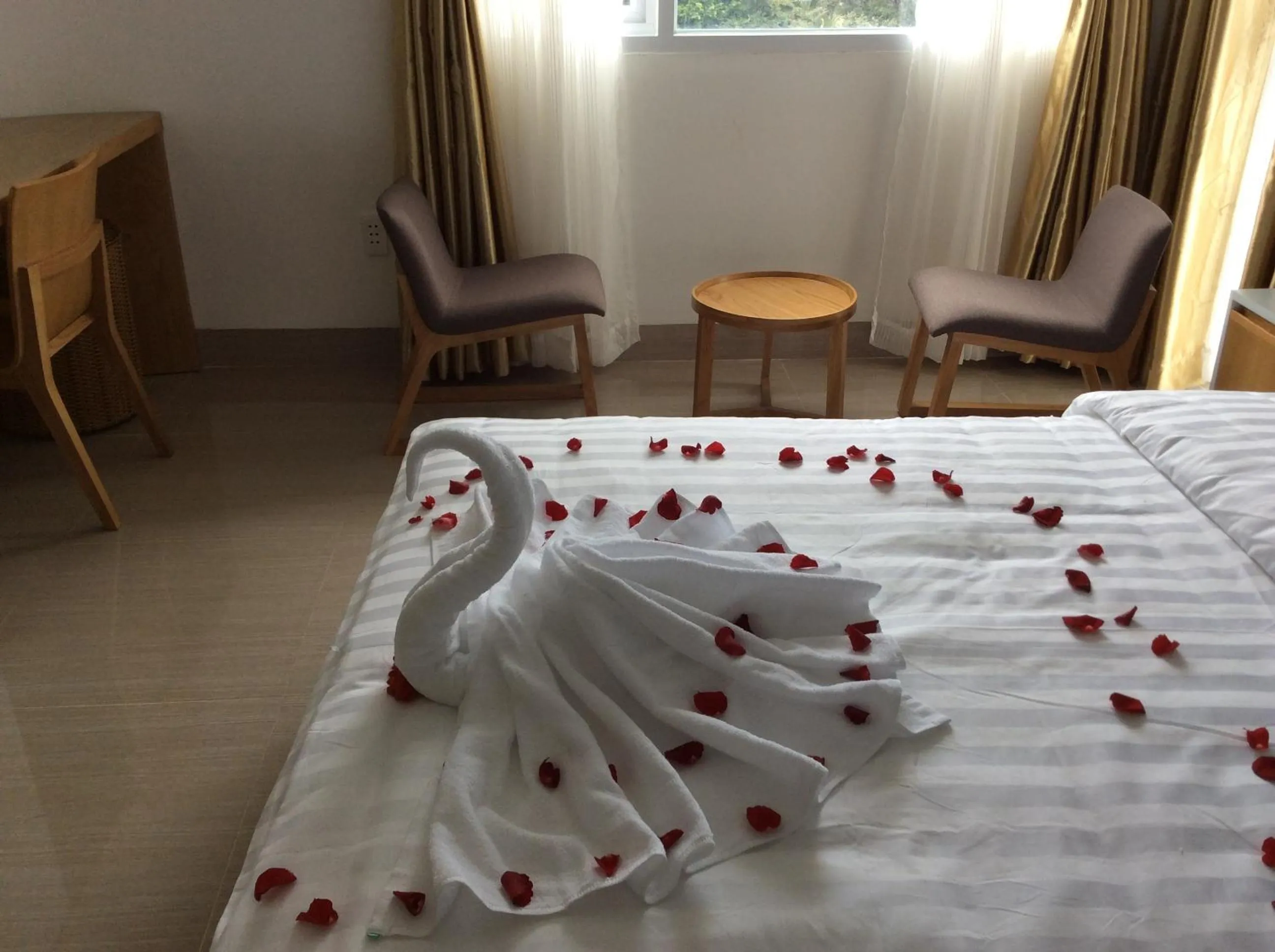 Decorative detail, Bed in Sailing Hotel Phú Quốc