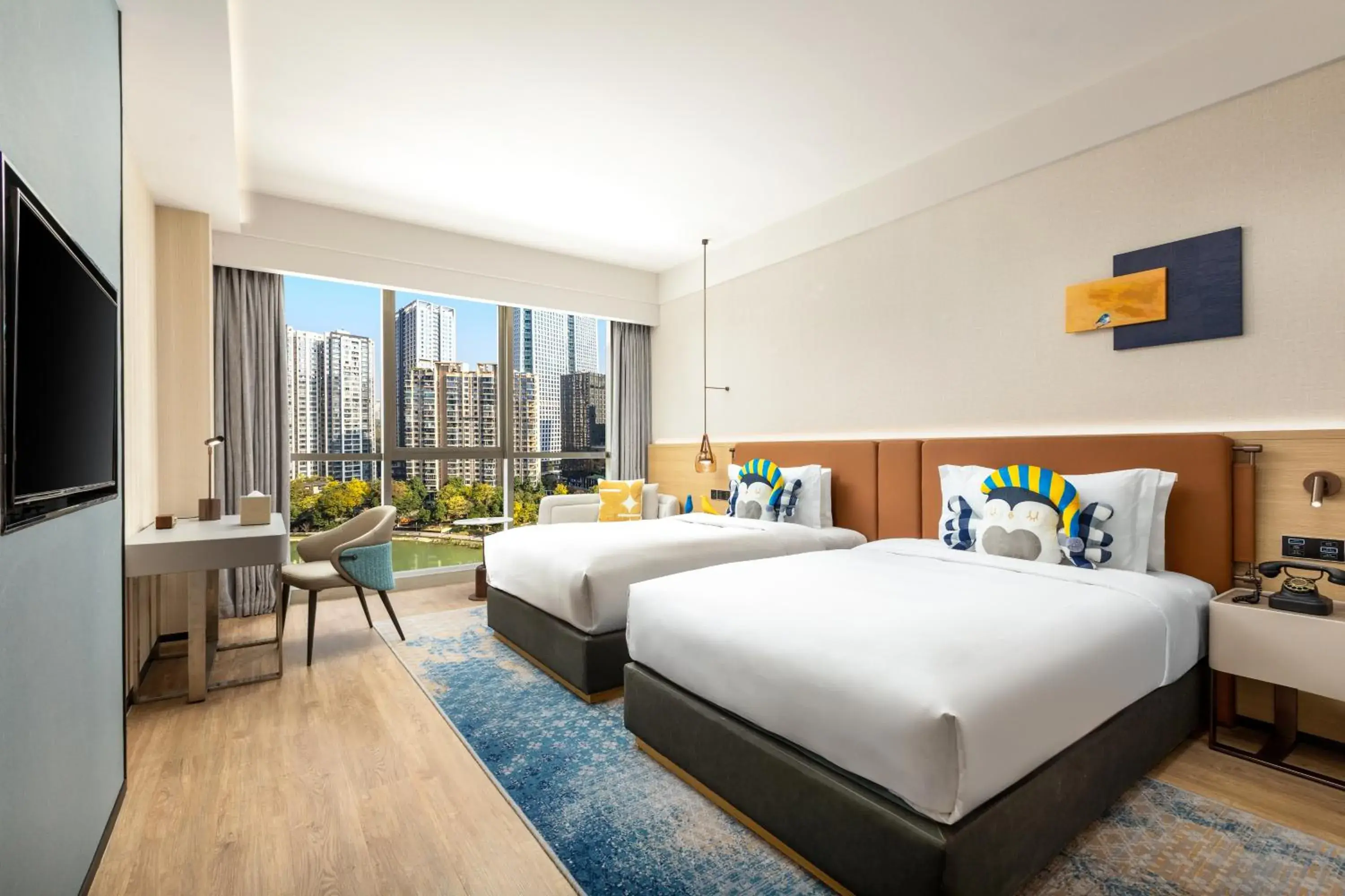 Deluxe Double Room with Two Double Beds in voco Chengdu High-Tech Deluxe Double Room with Two Double Beds in voco Chengdu High-Tech