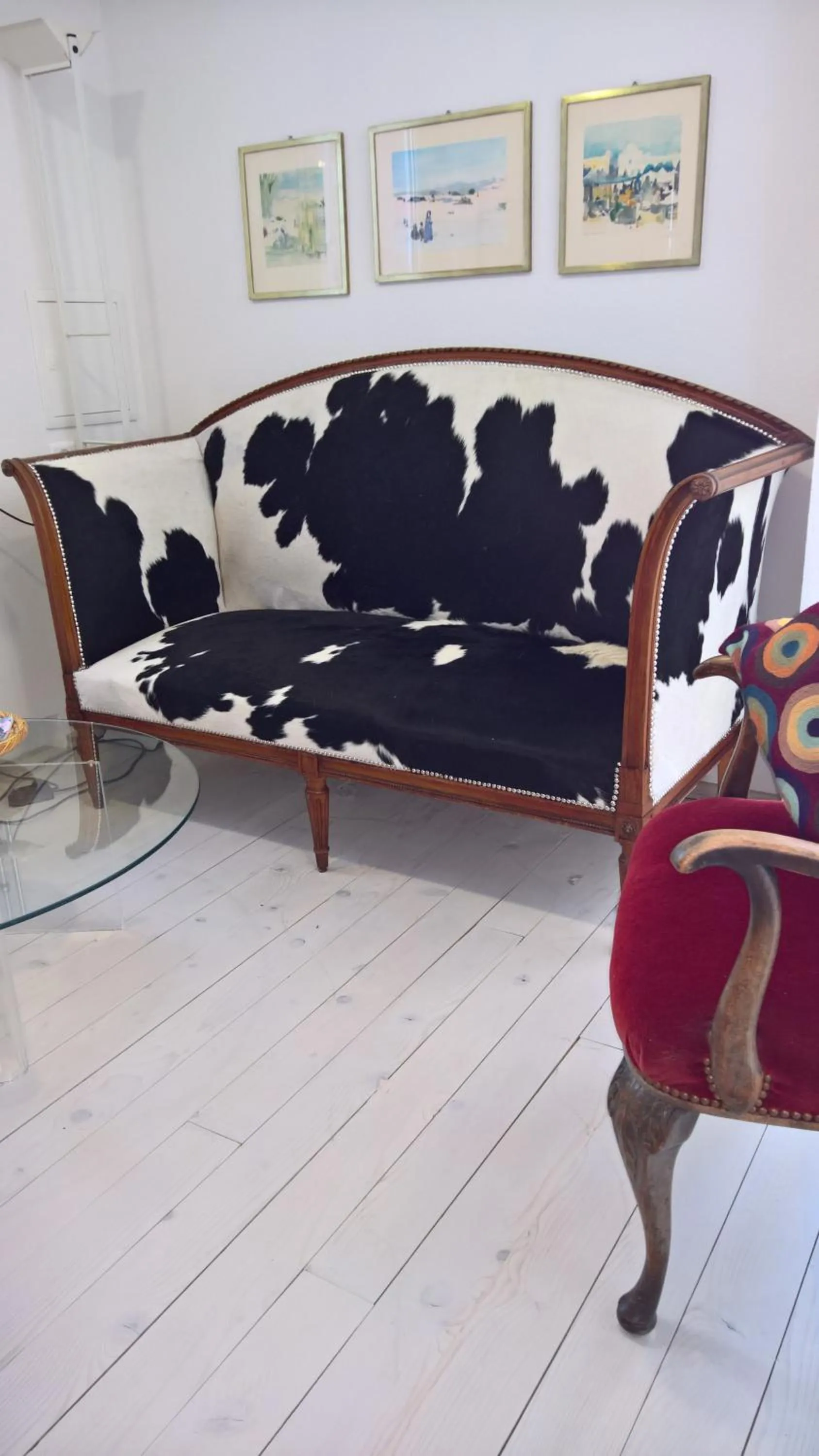 Living room in Swiss Borzoi House