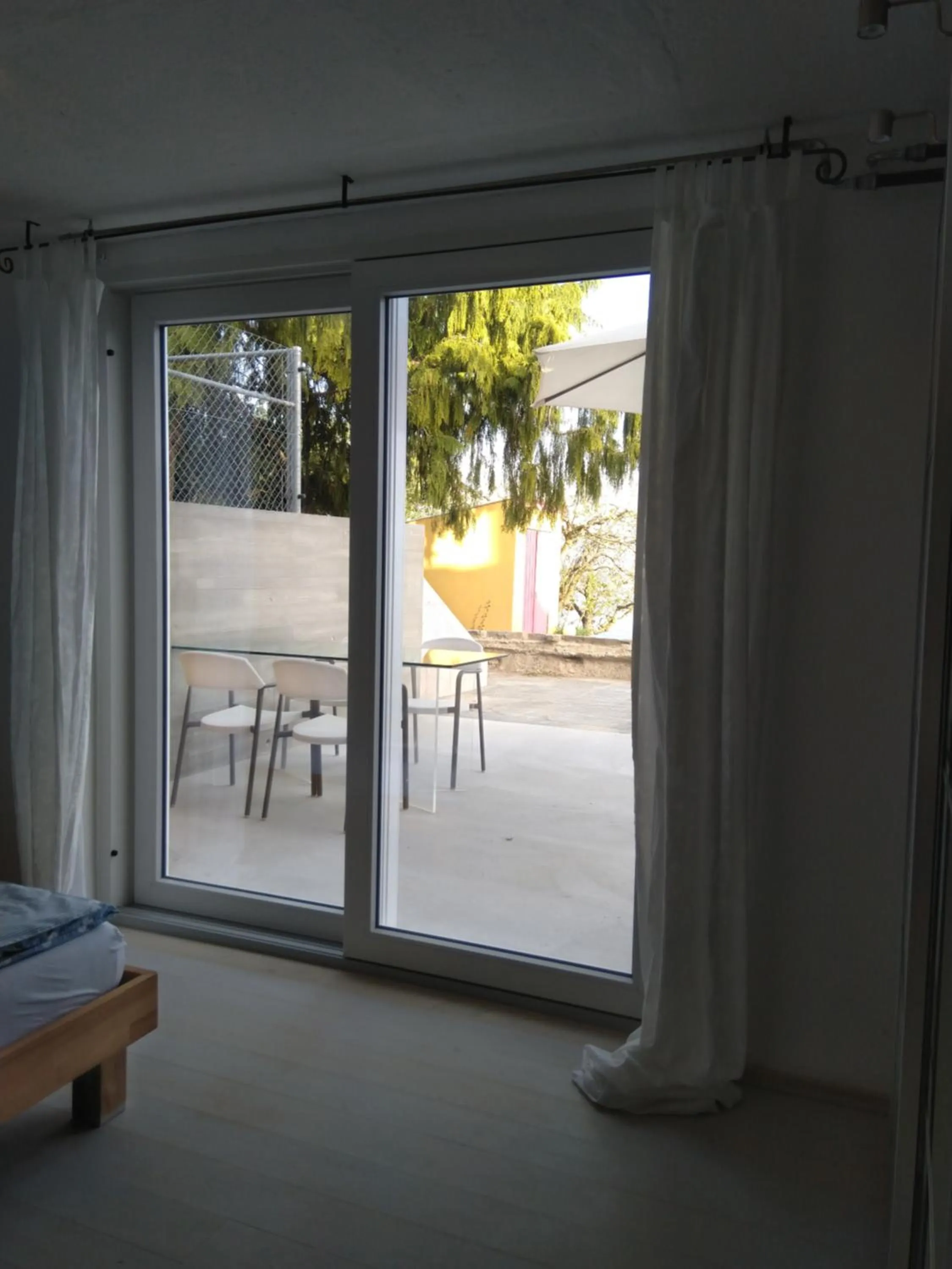 Patio, Bed in Swiss Borzoi House