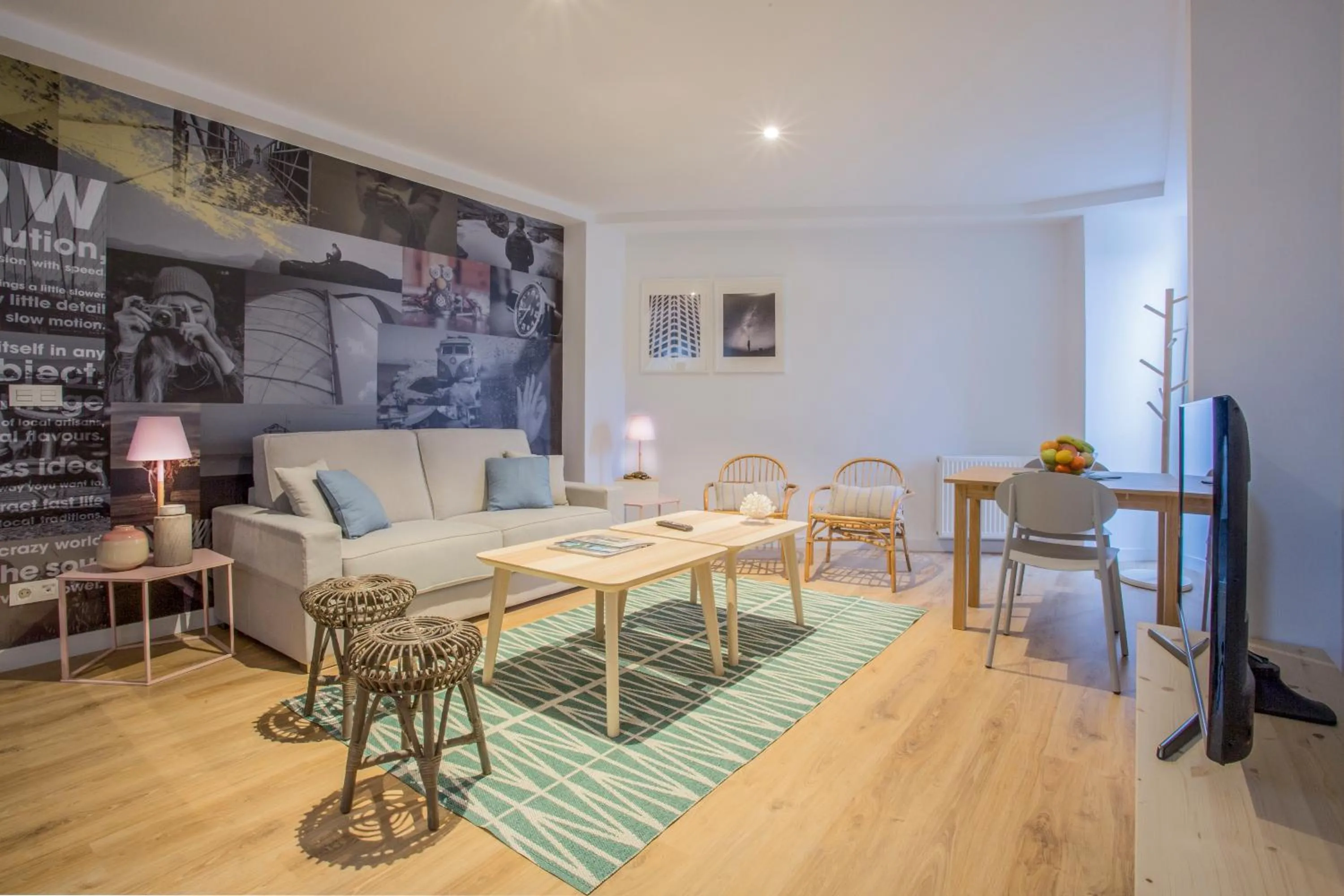 Living room in Slow Suites Luchana