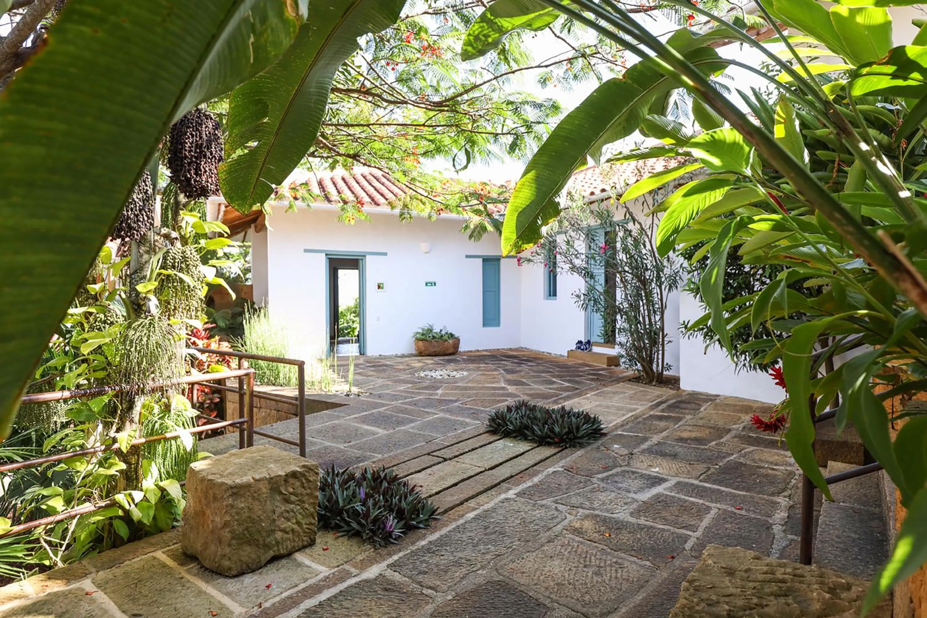 Patio in Casa Barichara Boutique