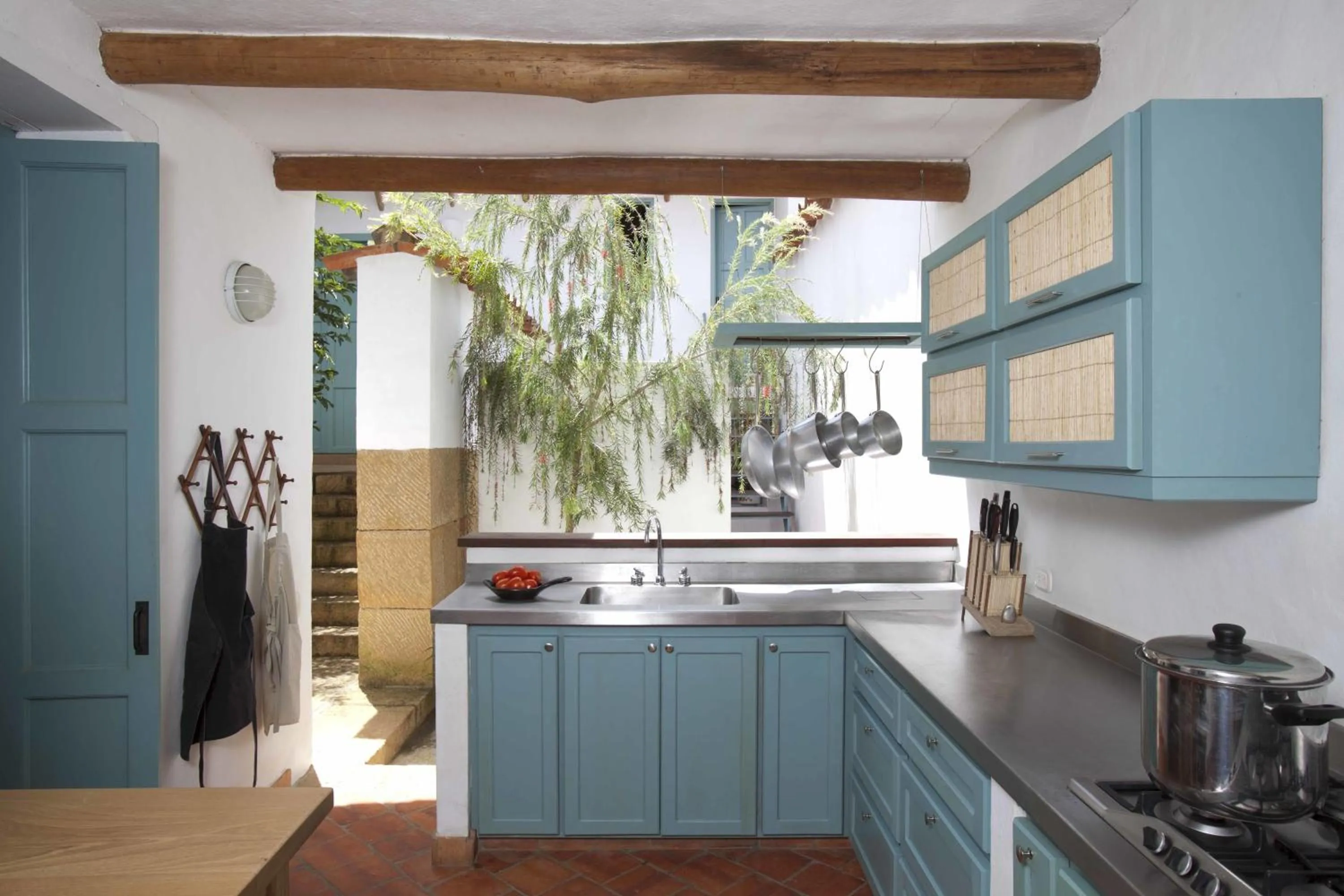 Kitchen or kitchenette in Casa Barichara Boutique