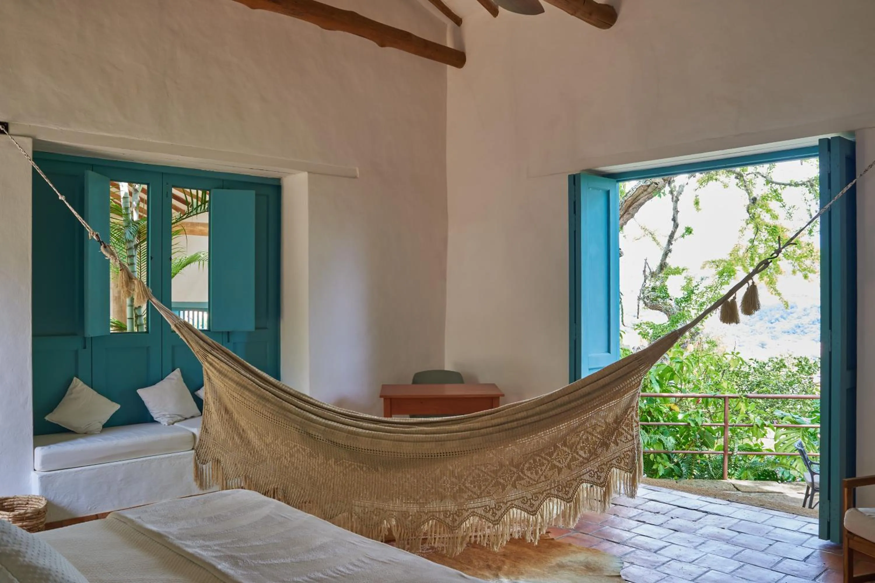 Bed in Casa Barichara Boutique