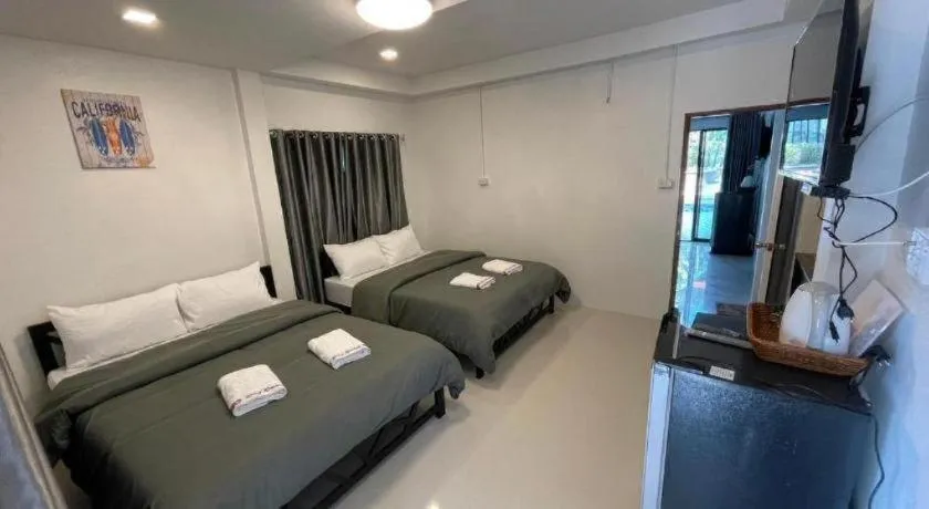 Bed in KK Riverside Resort