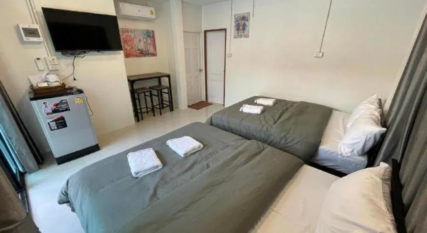 Bed in KK Riverside Resort