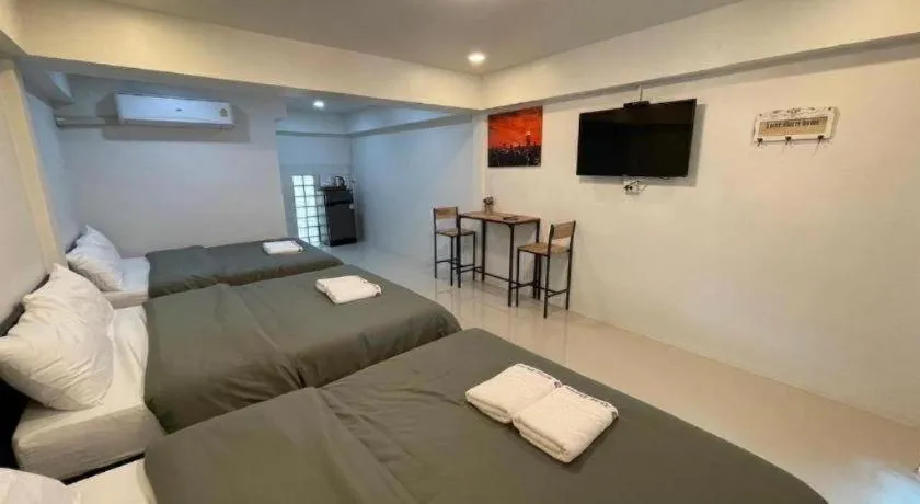 Bed in KK Riverside Resort