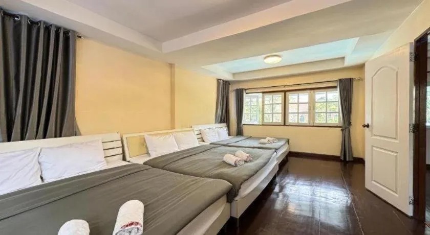 Bed in KK Riverside Resort