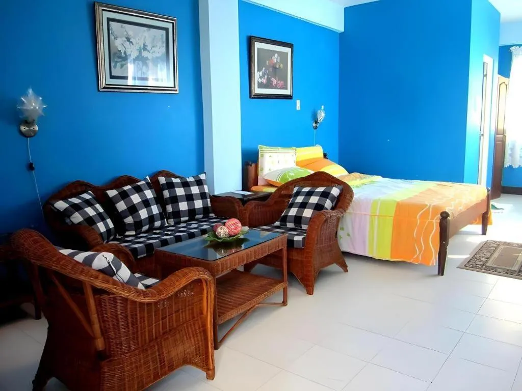 Bed in Tamaraw Beach Resort