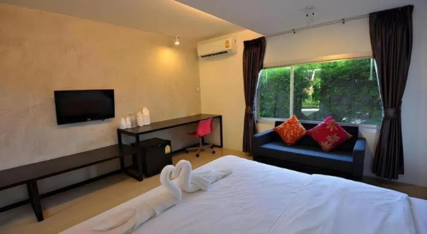 Bed in Sabye D Resort at Surat