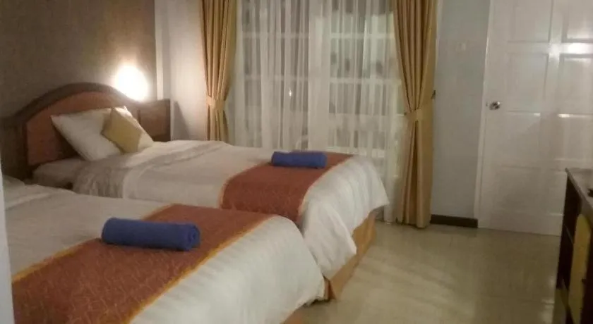 Bed in Parapat View Hotel