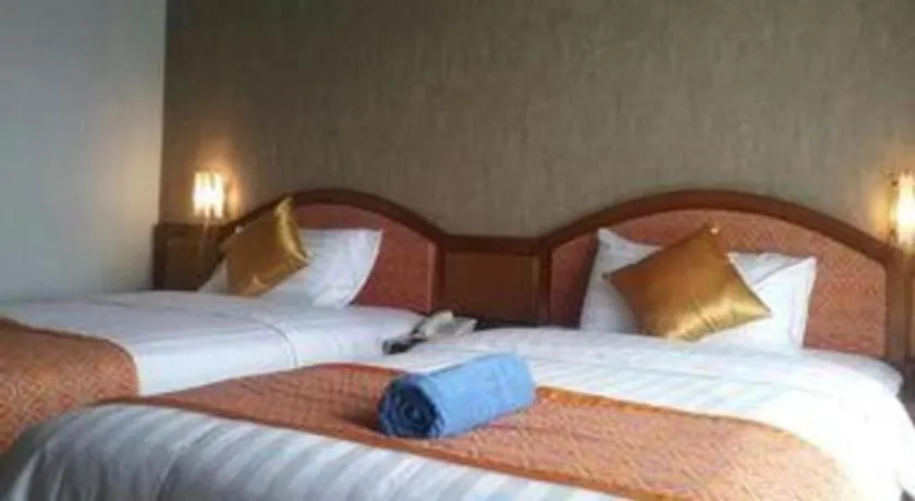 Bed in Parapat View Hotel