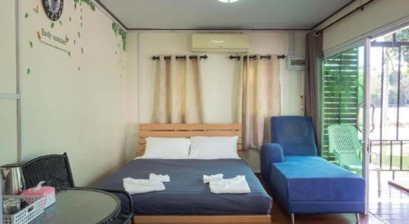 Bed in Baan Tem Jai Khao Yai