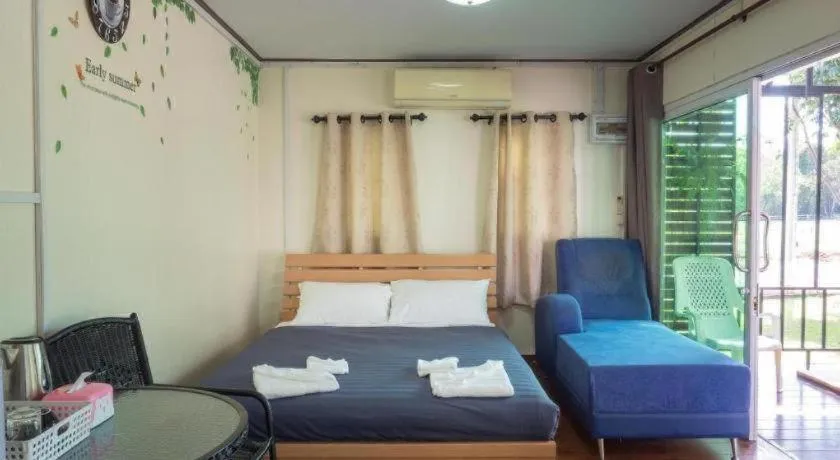 Bed in Baan Tem Jai Khao Yai