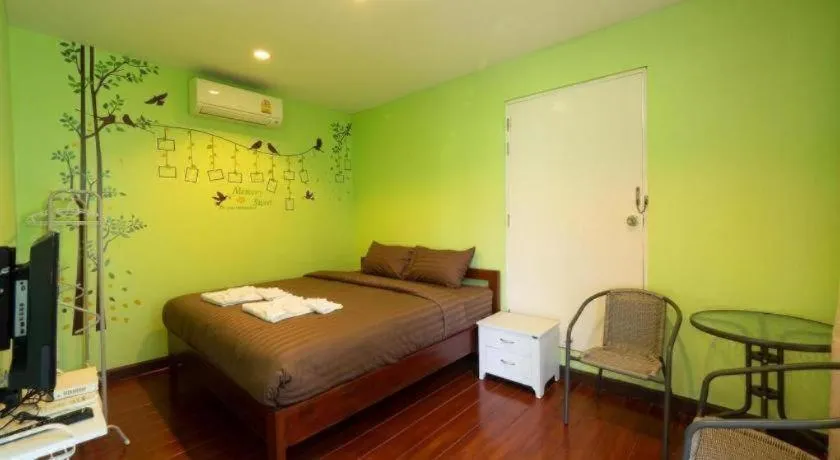 Bed in Baan Tem Jai Khao Yai