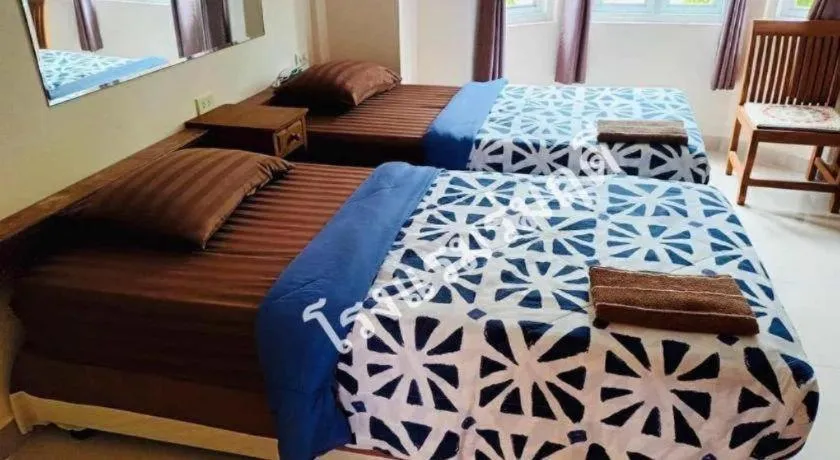 Bed in Romruedee Resort