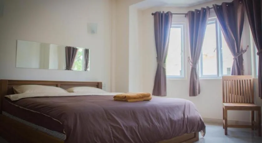 Bed in Romruedee Resort