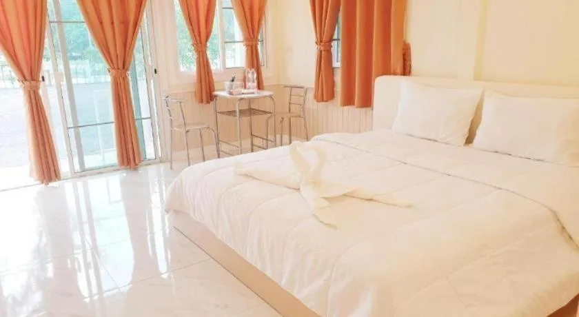 Bed in Castle House Resort