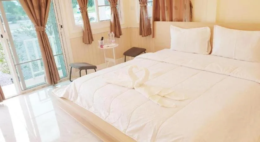 Bed in Castle House Resort