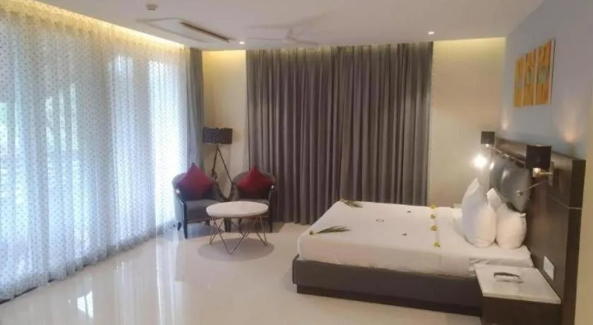 Bed in Pragati Green Meadows and Resort