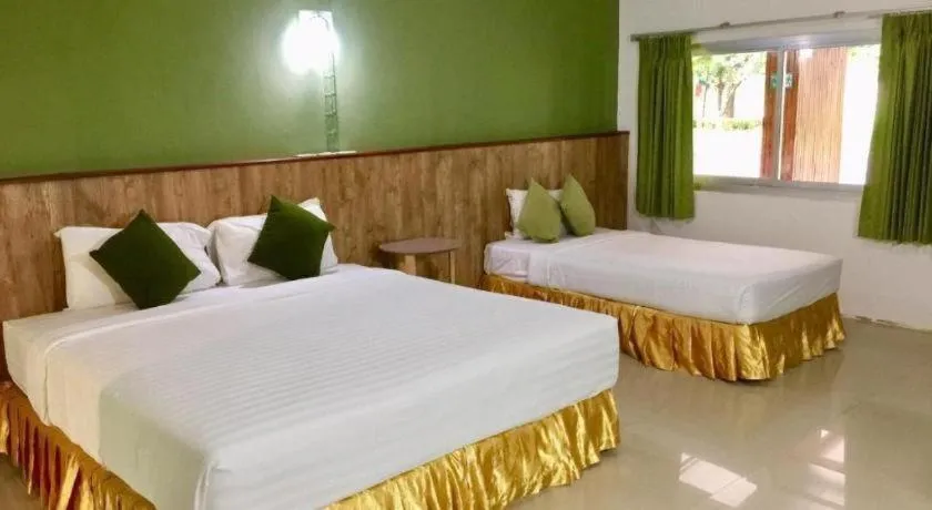 Bed in Suanpa Resort