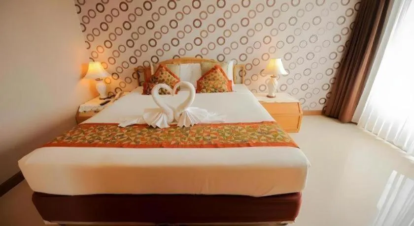 Bed in Haad Kaew Resort Songkhla