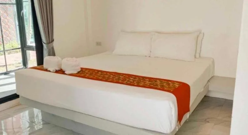 Bed in Haad Kaew Resort Songkhla