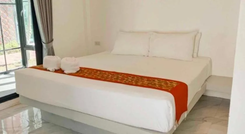 Bed in Haad Kaew Resort Songkhla