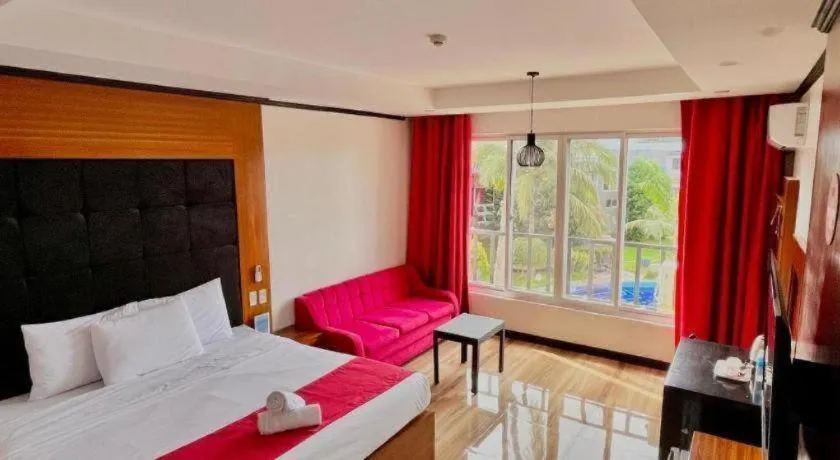 Bed in STARVIEW HOTEL AND RESORT