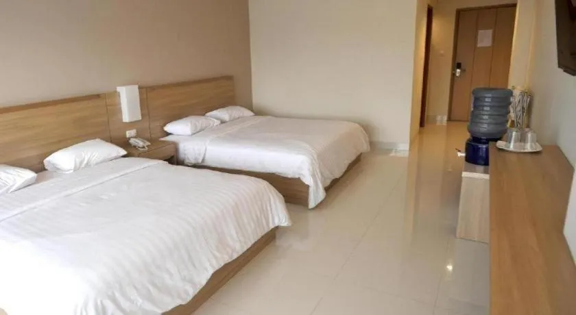 Bed in Laut Biru Resort Hotel