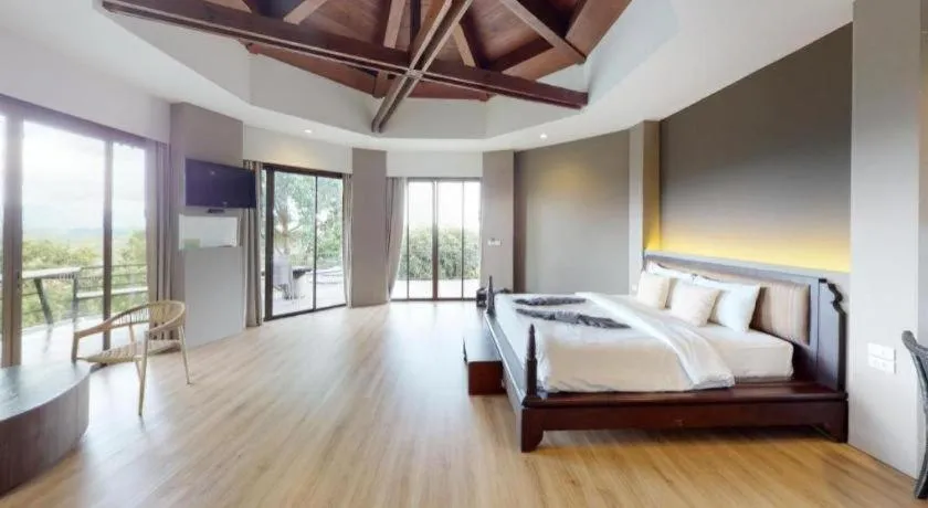 Bed in Dern Din Du Dao Resort