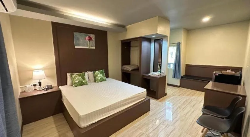 Bed in Green forest resort