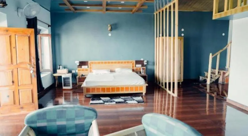 Bed in Chevron Mountain Villa