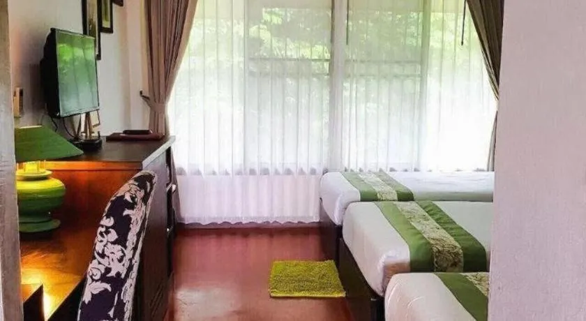 Bed in Kornwat Garden Resort