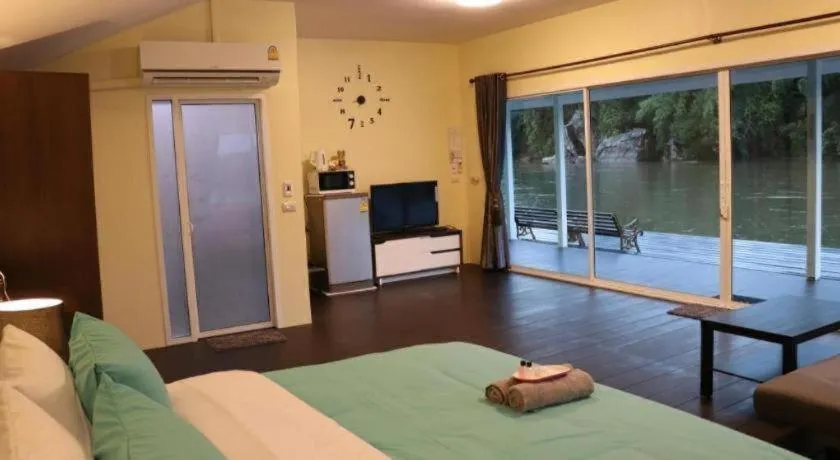 Bed in The Green House Kanchanaburi