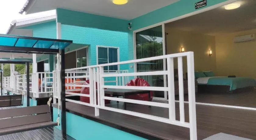 Bed in The Green House Kanchanaburi