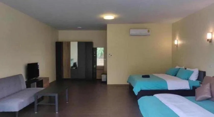 Bed in The Green House Kanchanaburi