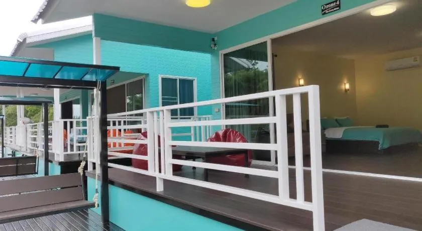 Bed in The Green House Kanchanaburi